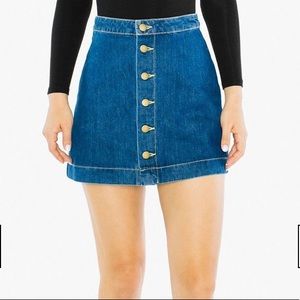 American Apparel Jean Skirt!